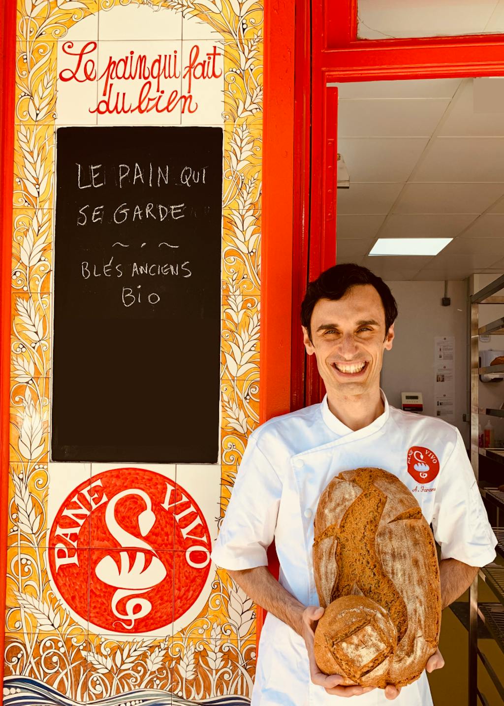 Boulangerie Pane Vivo, 3 macarons Écotable