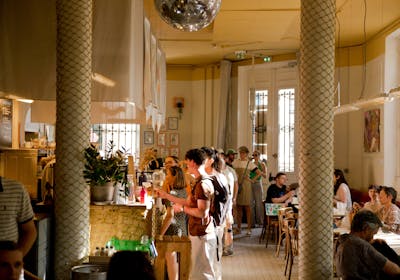 Buvette de l'Académie du Climat, restaurant 3 macarons Écotable