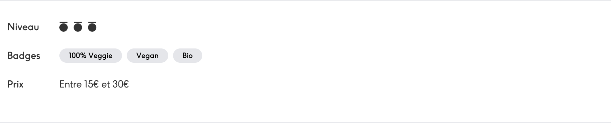 Macarons de VG Pâtisserie, 3 macarons Écotable