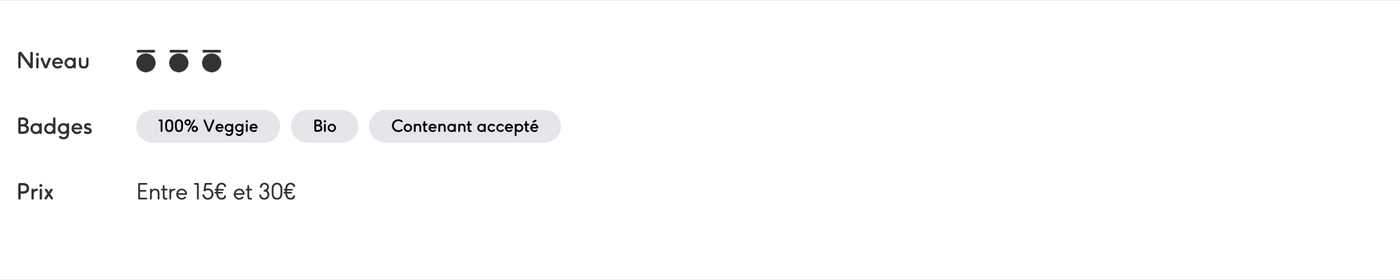 Macarons de Pâtisserie Tomo, 3 macarons Écotable