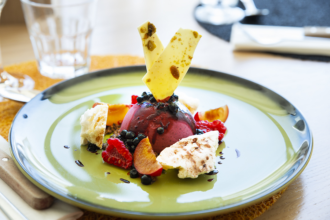 Un dessert du restaurant Cookovin