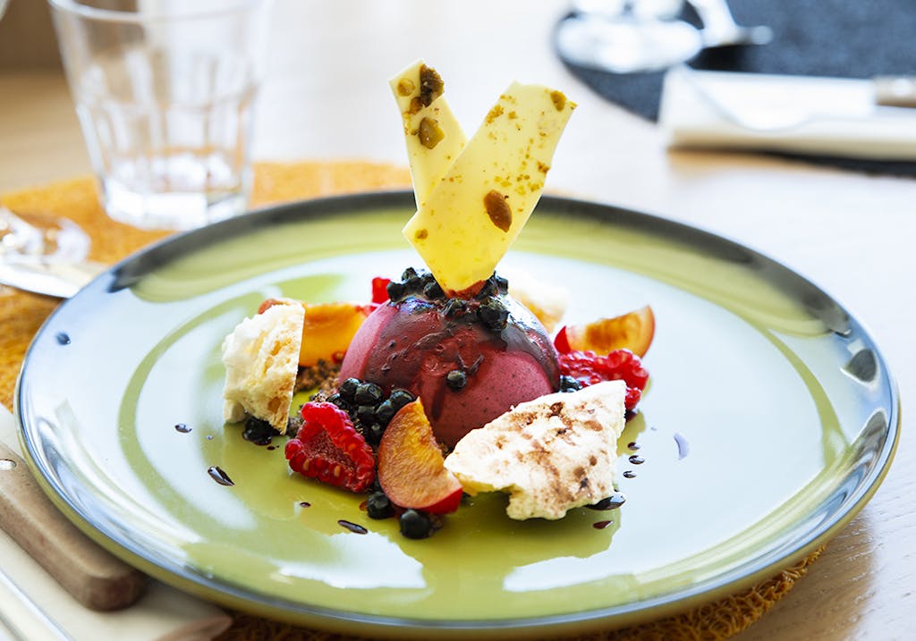 Un dessert du restaurant Cookovin