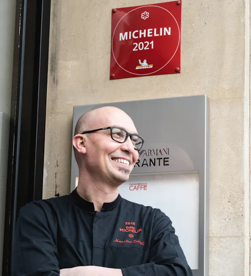 Massimo Tringali, chef étoilé du Emporio Armani Ristorante