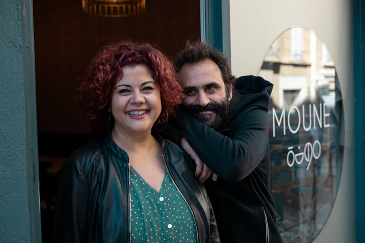 Najla et Serje Banna, propriétaires de Mouné