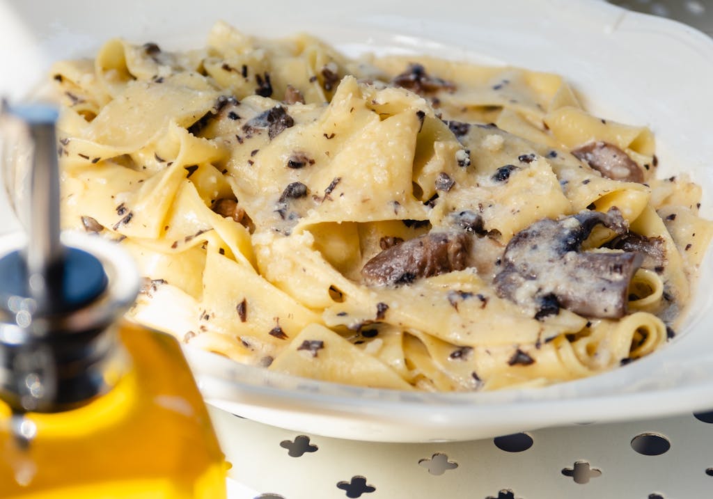 Pâtes aux champignons de chez Nonna