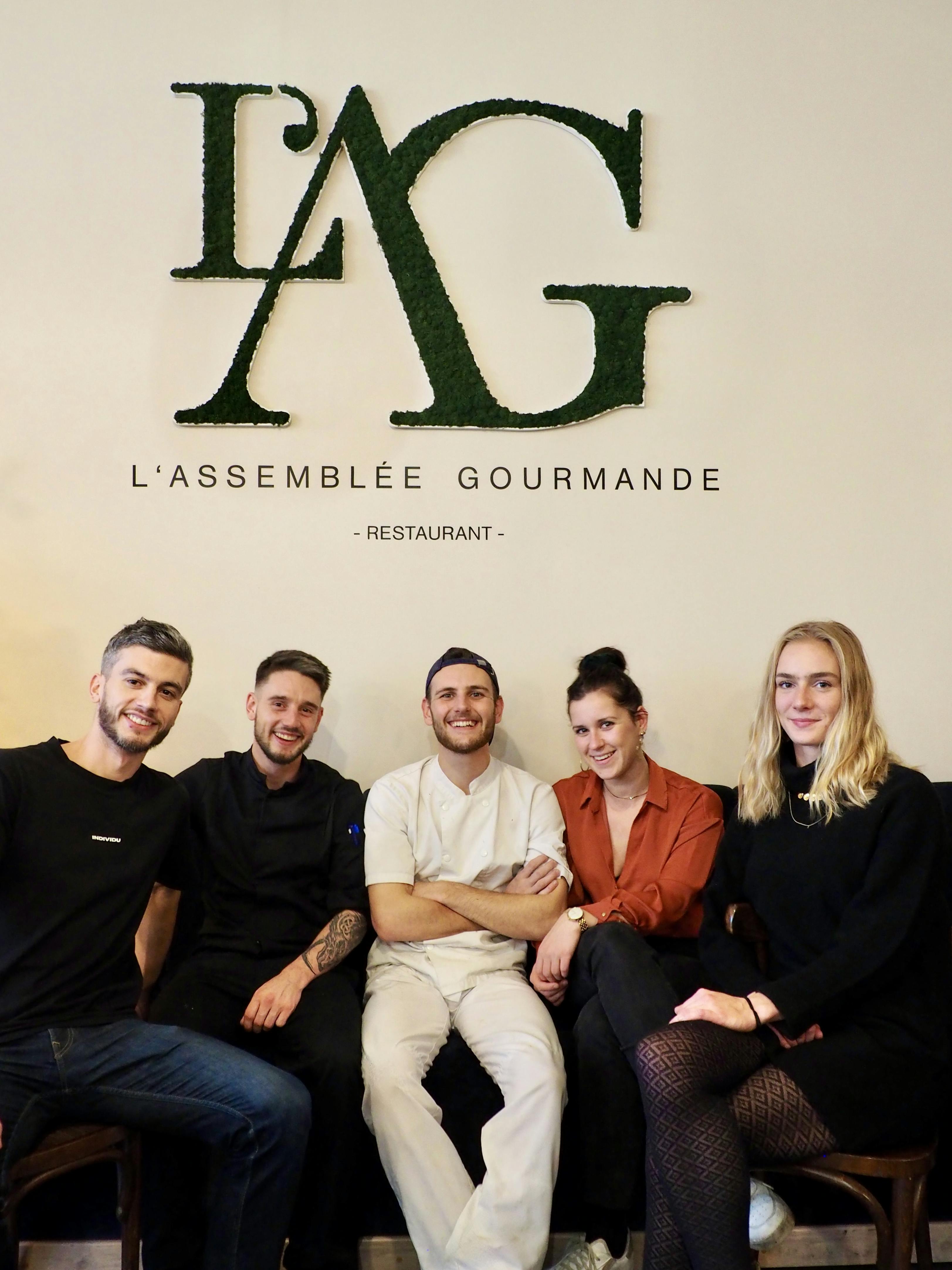Equipe de L'Assemblée Gourmande menée par Agathe Felut Restaurant Toulouse Ecotable