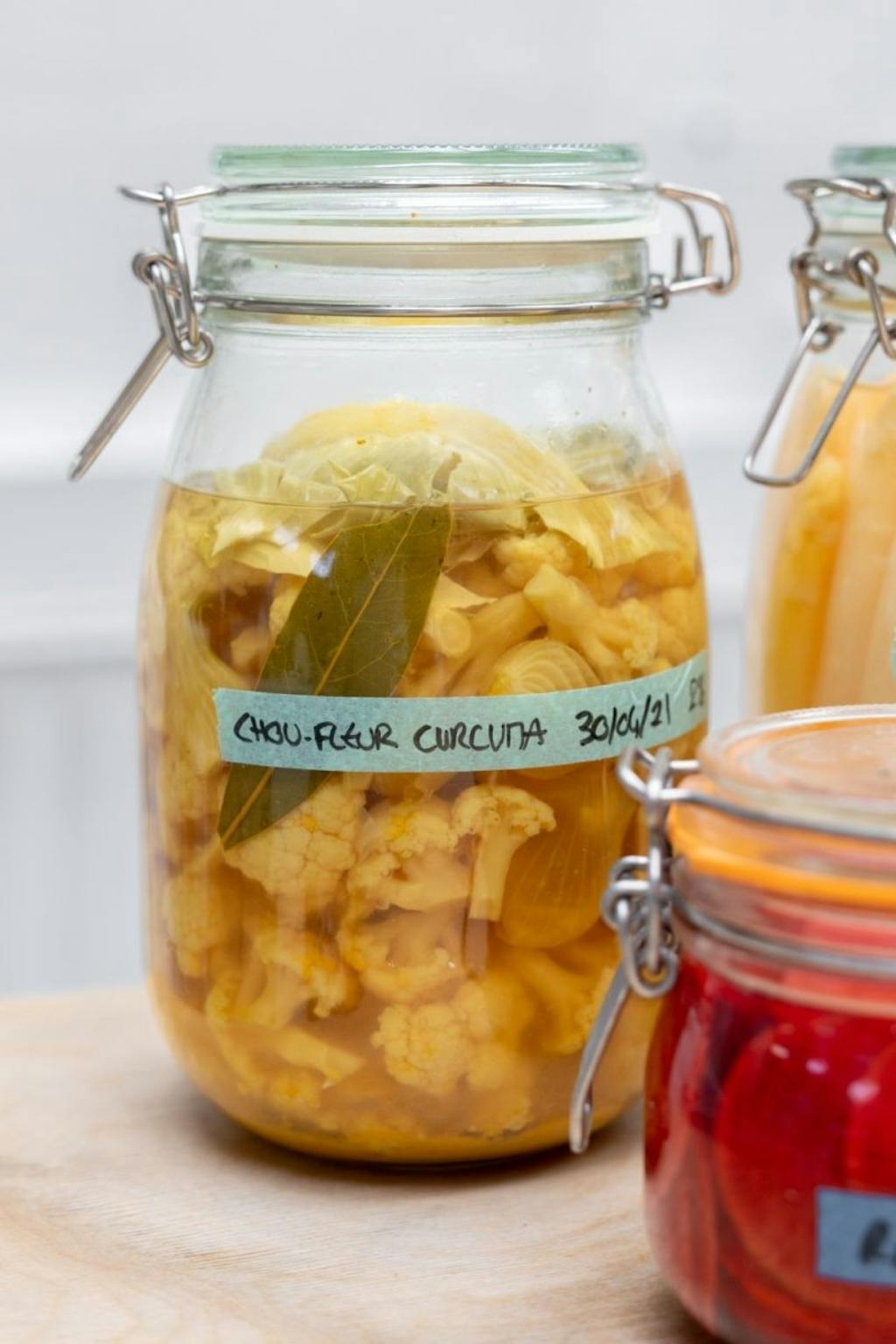 Bocal de chou-fleur / curcuma au vinaigre