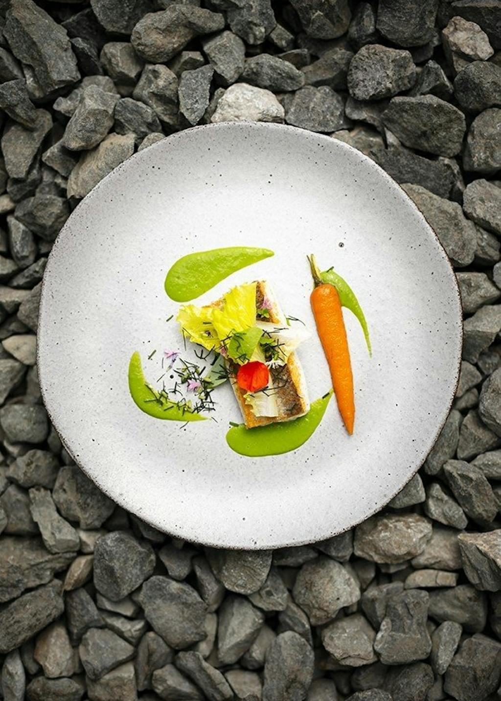 Un plat du restaurant Maison Aribert