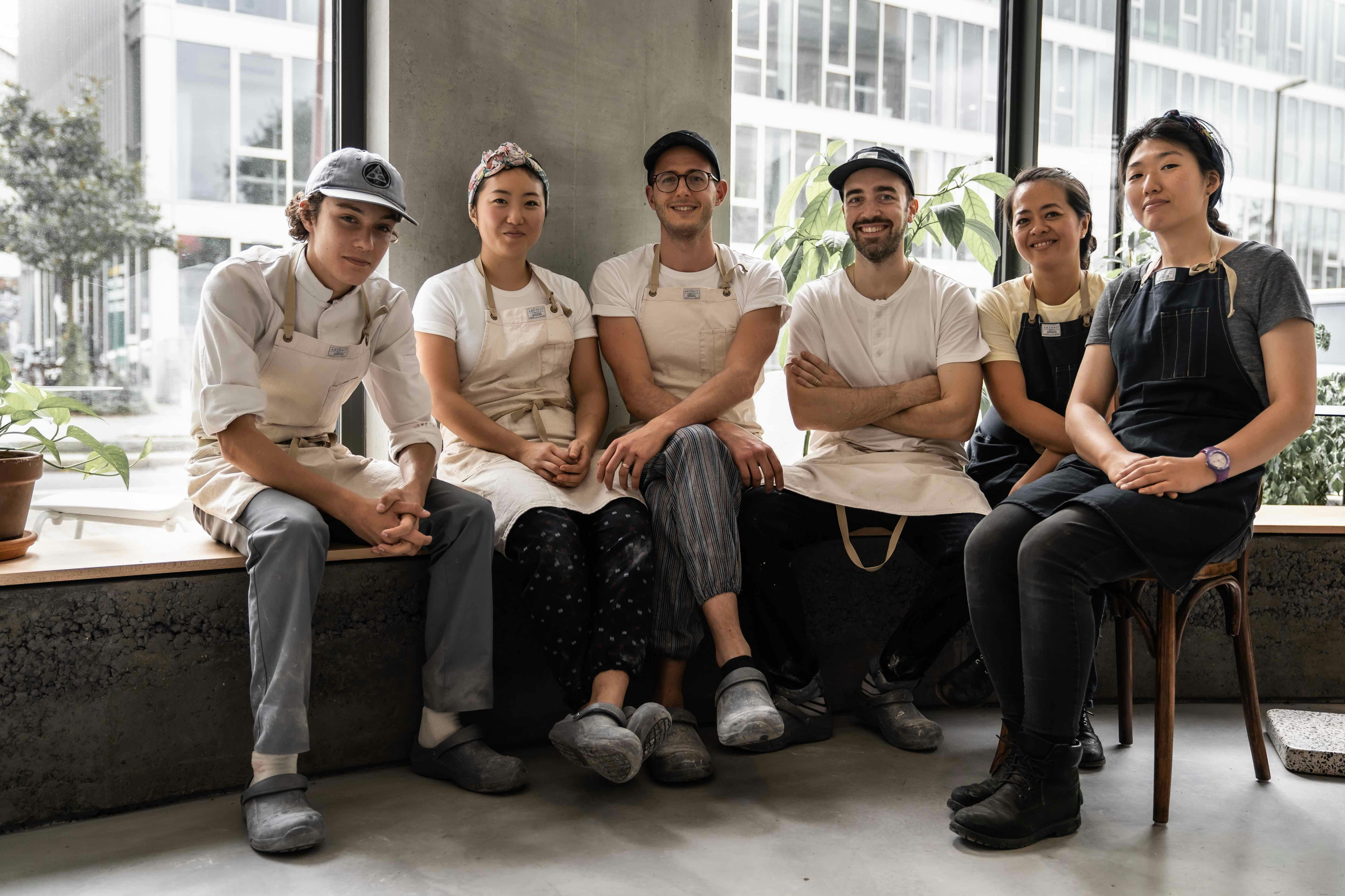 Equipe Maison Arlot Cheng Boulangerie-café Nantes