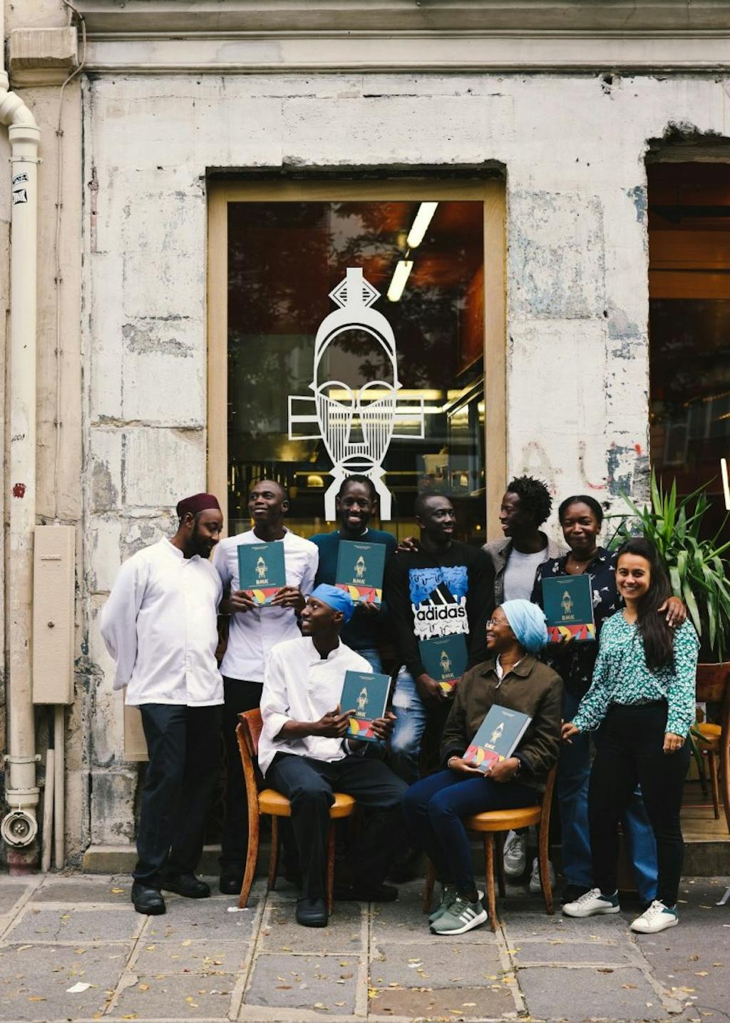 Equipe de chez BMK Folie Bamako, restaurant labellisé Ecotable