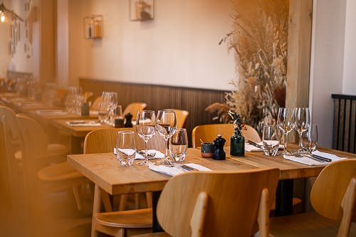 L'intérieur du restaurant Aubergine
