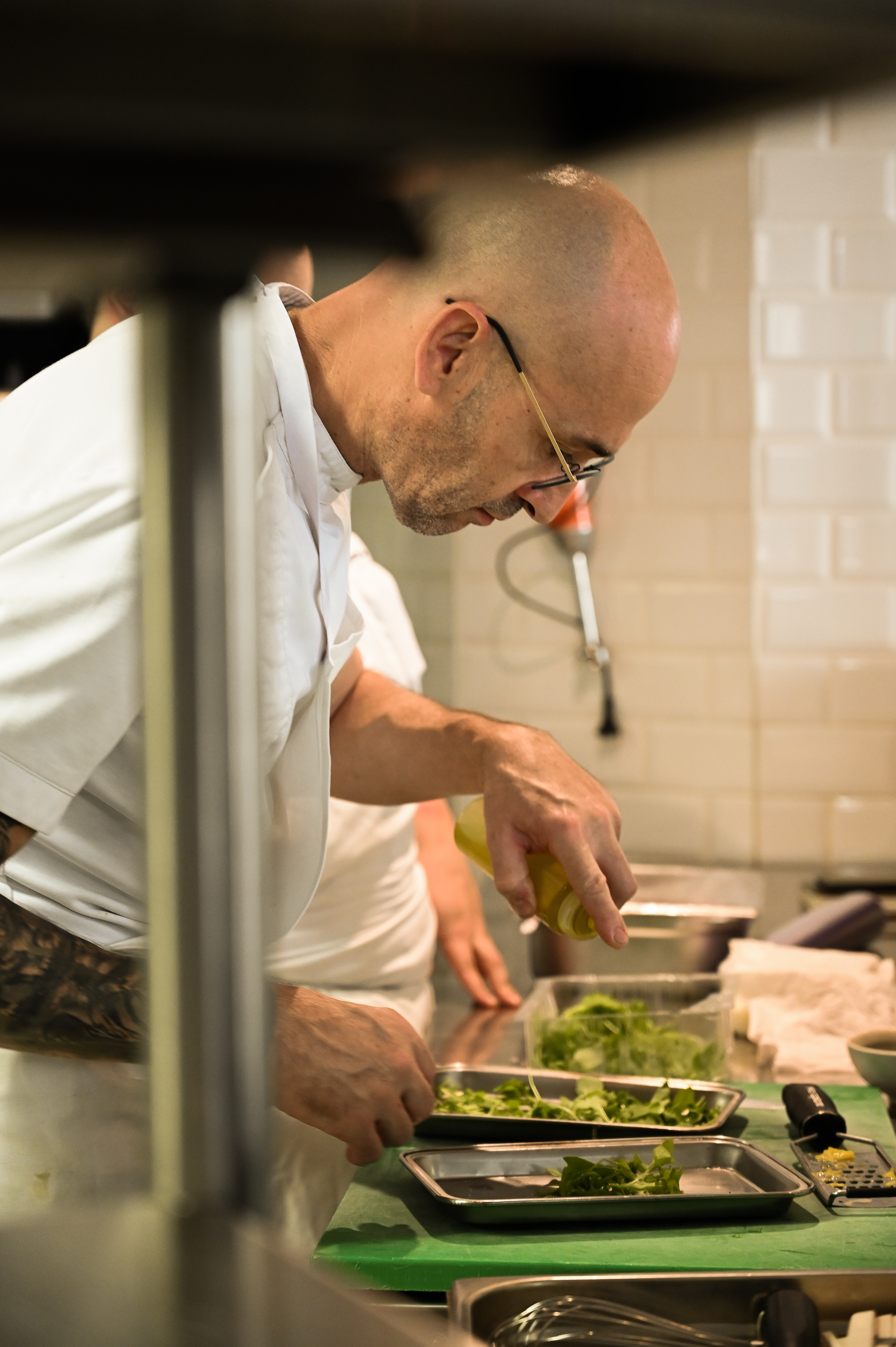 Le chef Noel Baudrand de la brasserie Le Capucin, 1 Écotable