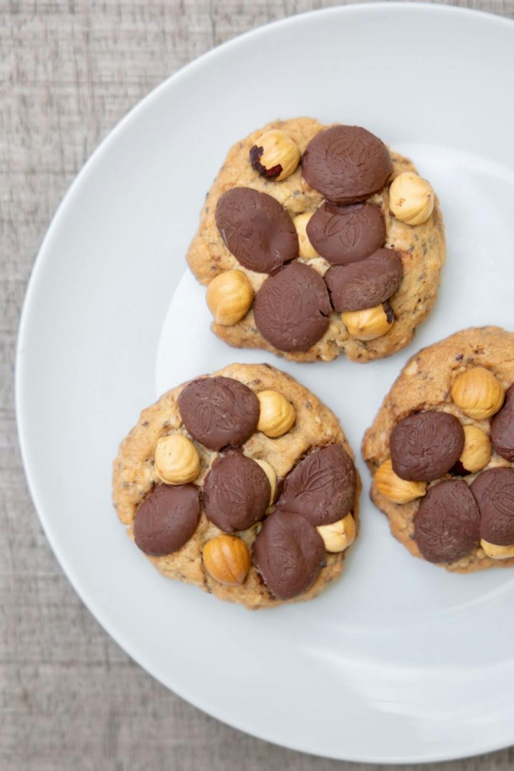 Cookies chocolat noisette