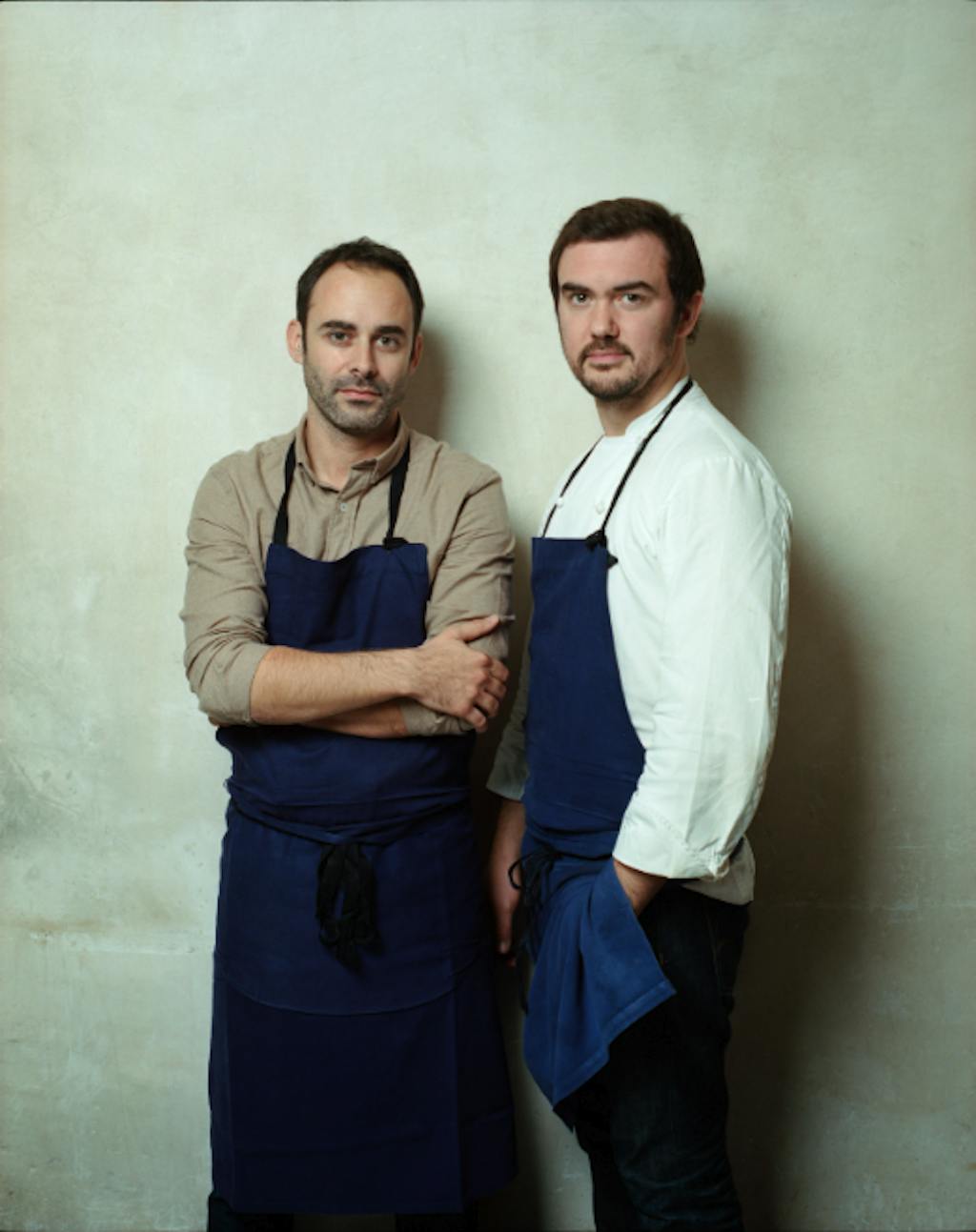 Bertrand Grébaut et Théo Pourriat du restaurant étoilé Septime