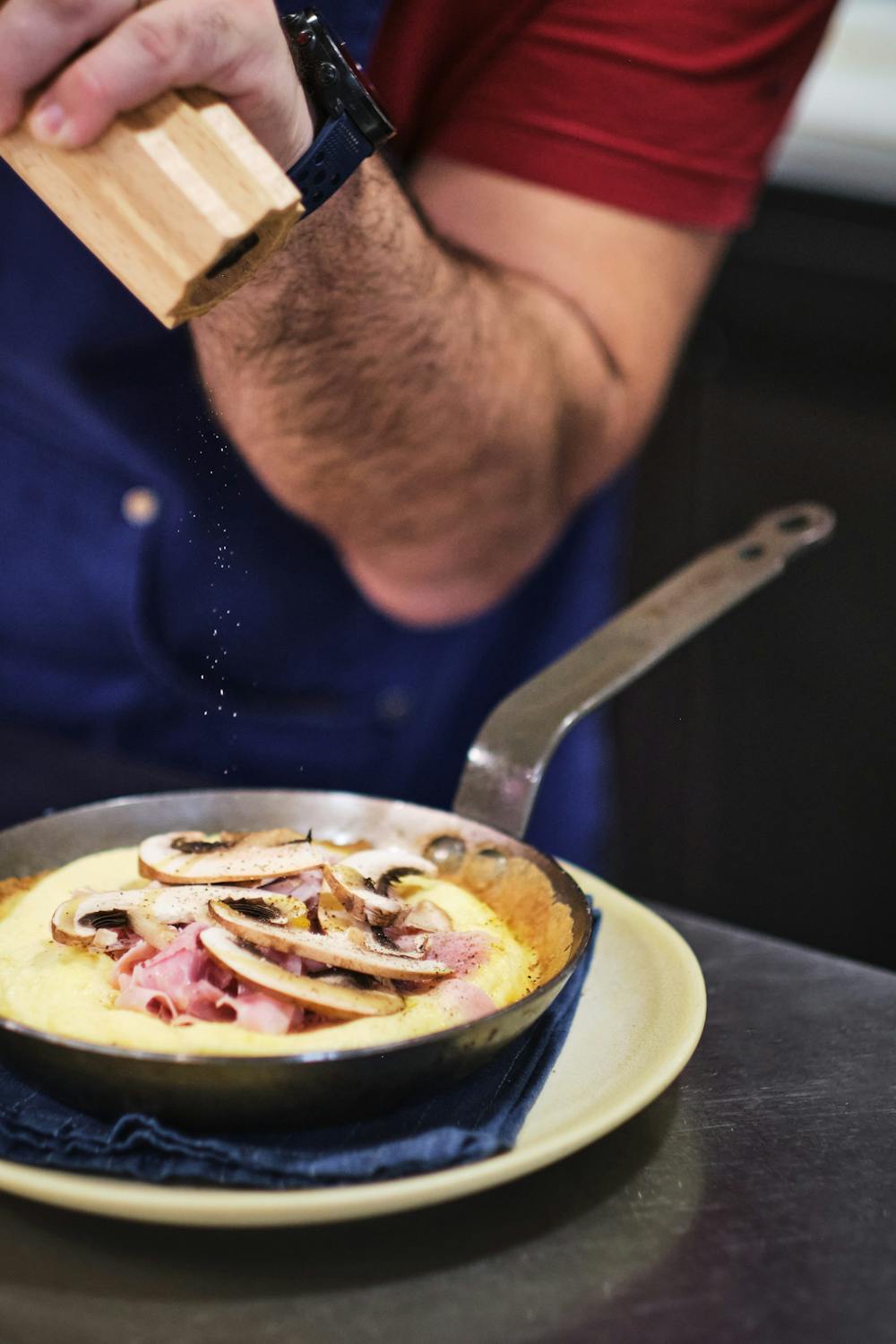 Omelette aux champignons Habile