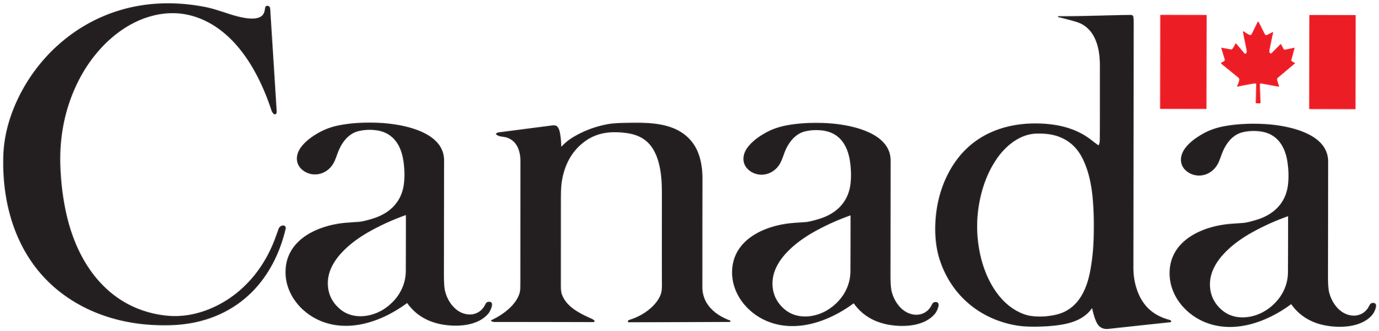 Canada logo in colour on a transparent background