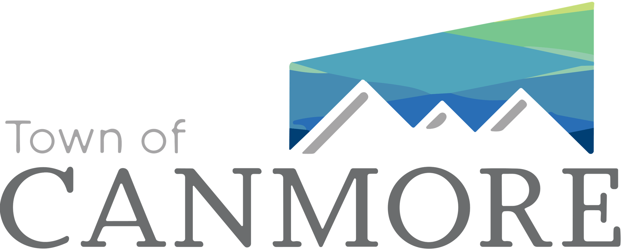 Town of Canmore logo in colour on a transparent background