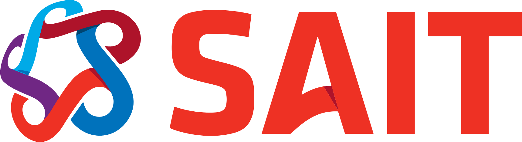 SAIT logo in colour on a transparent background