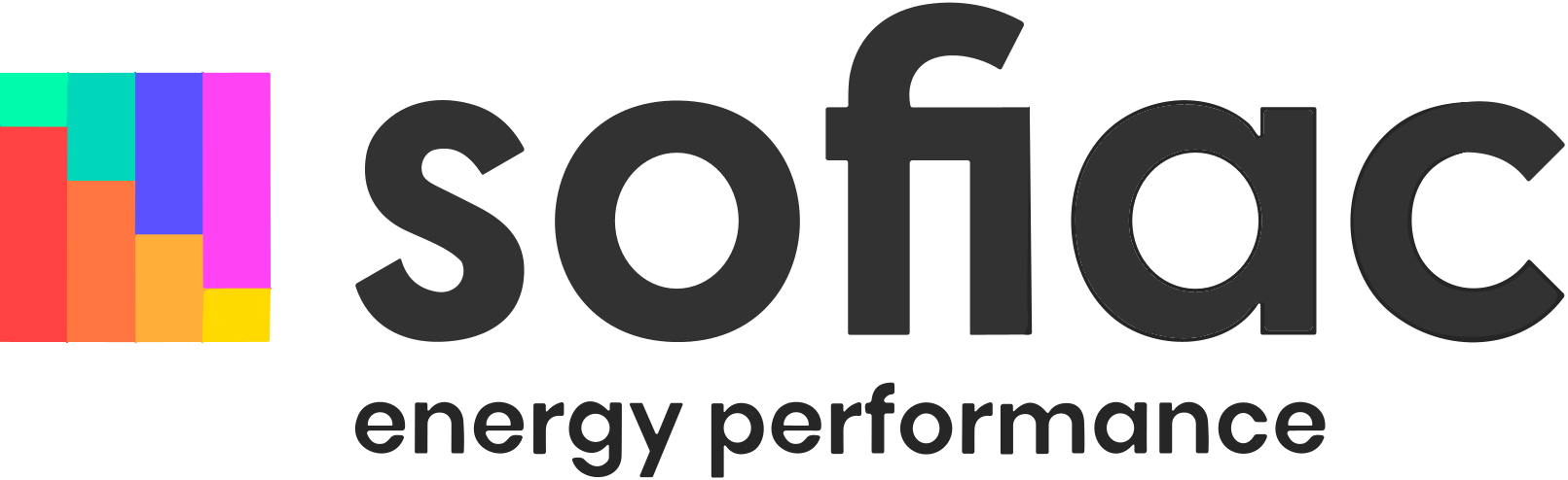 SOFIAC Energy Performance logo in colour on a transparent background