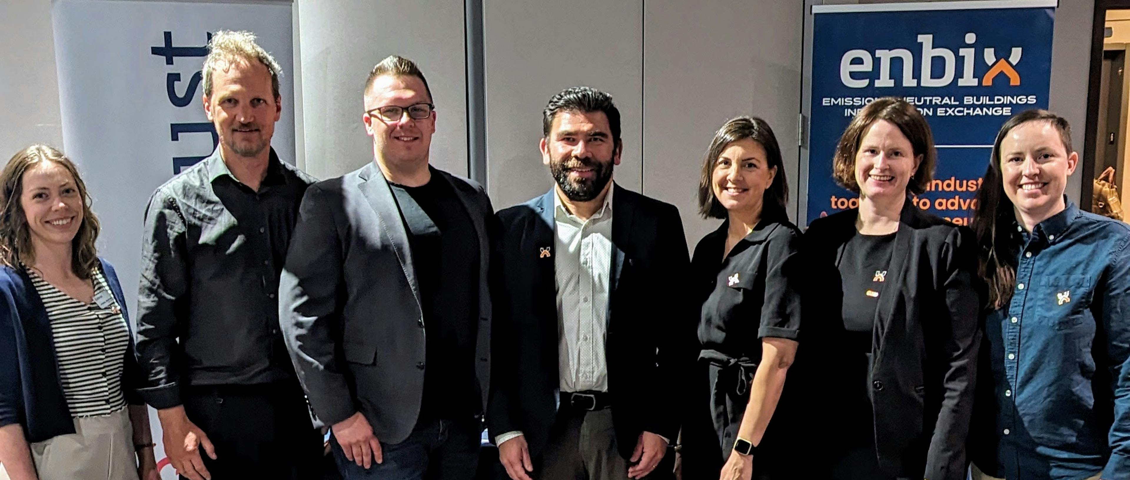 Photo of Alberta Ecotrust team with SSRIA team