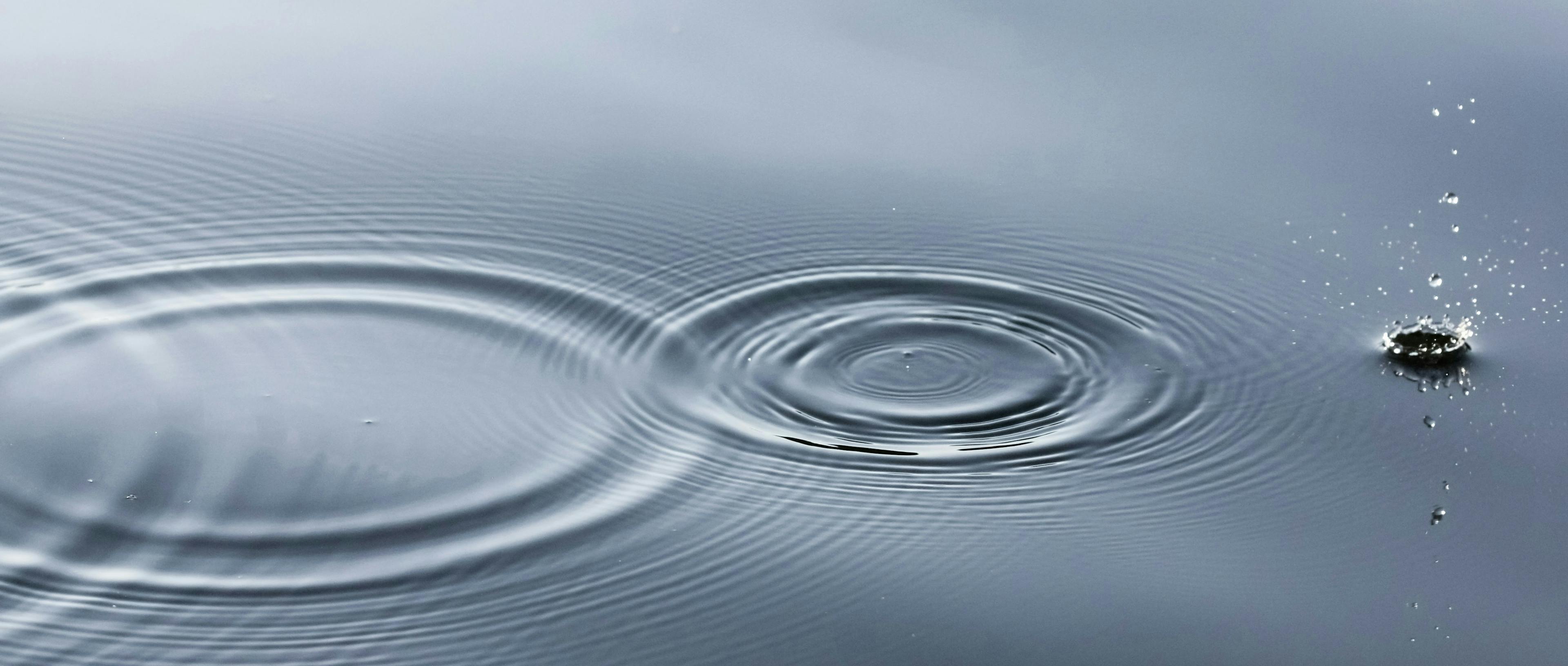 Ripples on water