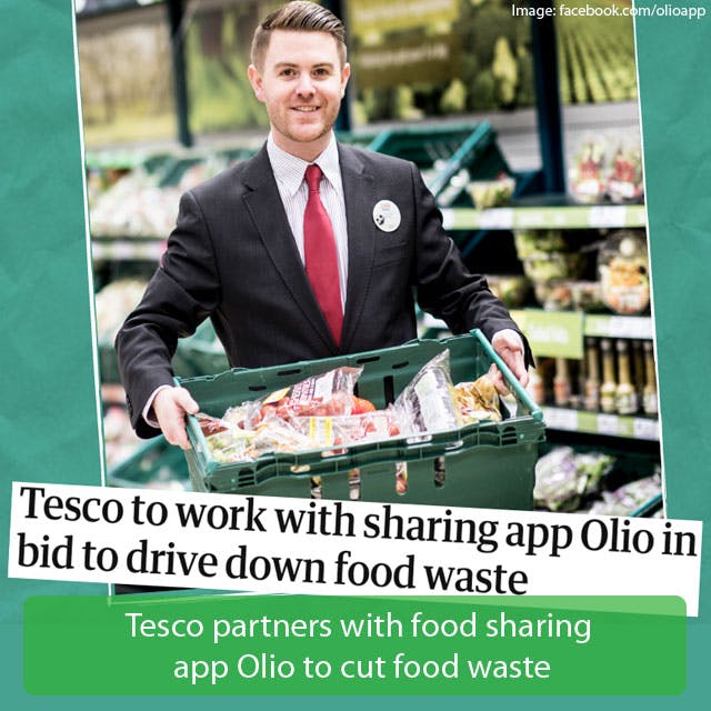 Managing Surplus Food - Tesco & Olio Success Story
