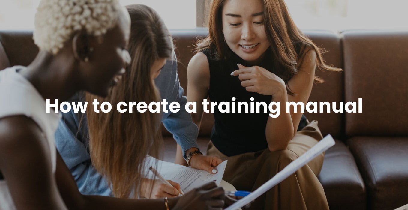 How to create a training manual
