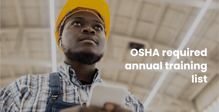 12 OSHA REQUIRED ANNUAL TRAINING LIST YOU SHOULD KNOW visual data 5