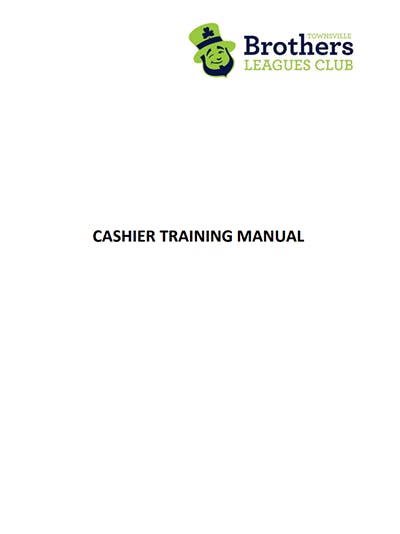 Townsville Brothers Leagues Club Cashier Training Manual