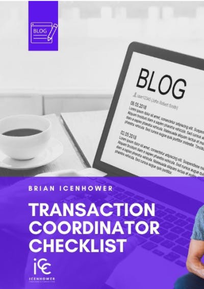 Transaction coordinator training manual - Transaction Coordinator Checklist
