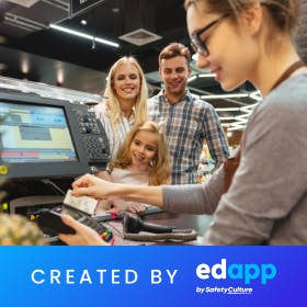 EdApp Cashier Simulation Training Courses - Creating a Positive Customer Experience