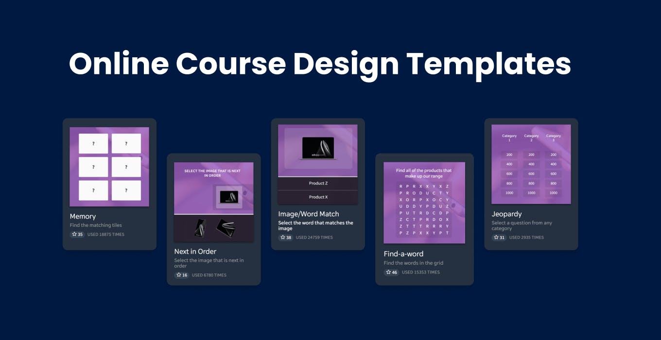 Online Course Design Templates - SC Training (formerly EdApp)