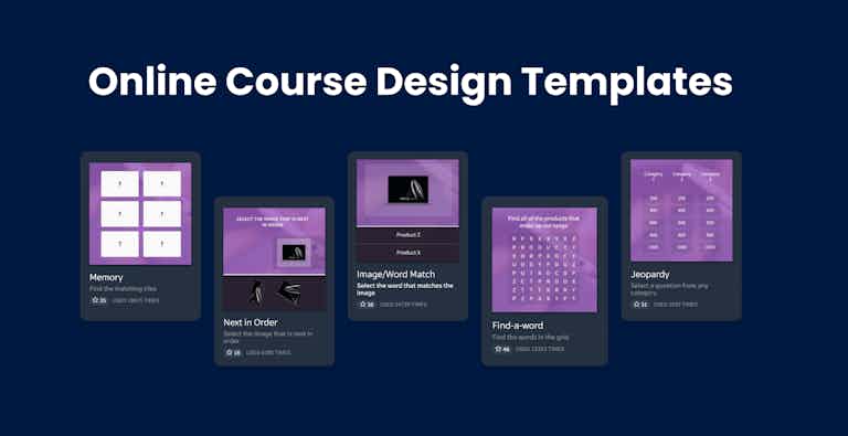 Online Course Design Templates - SC Training (formerly EdApp)