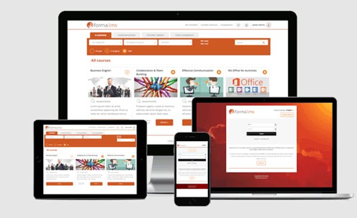 Mobile apps for businesses - Forma LMS