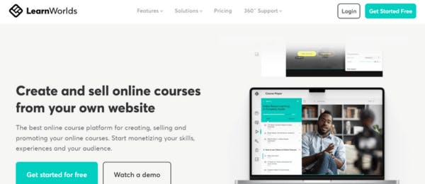 Online training platform - LearnWorlds