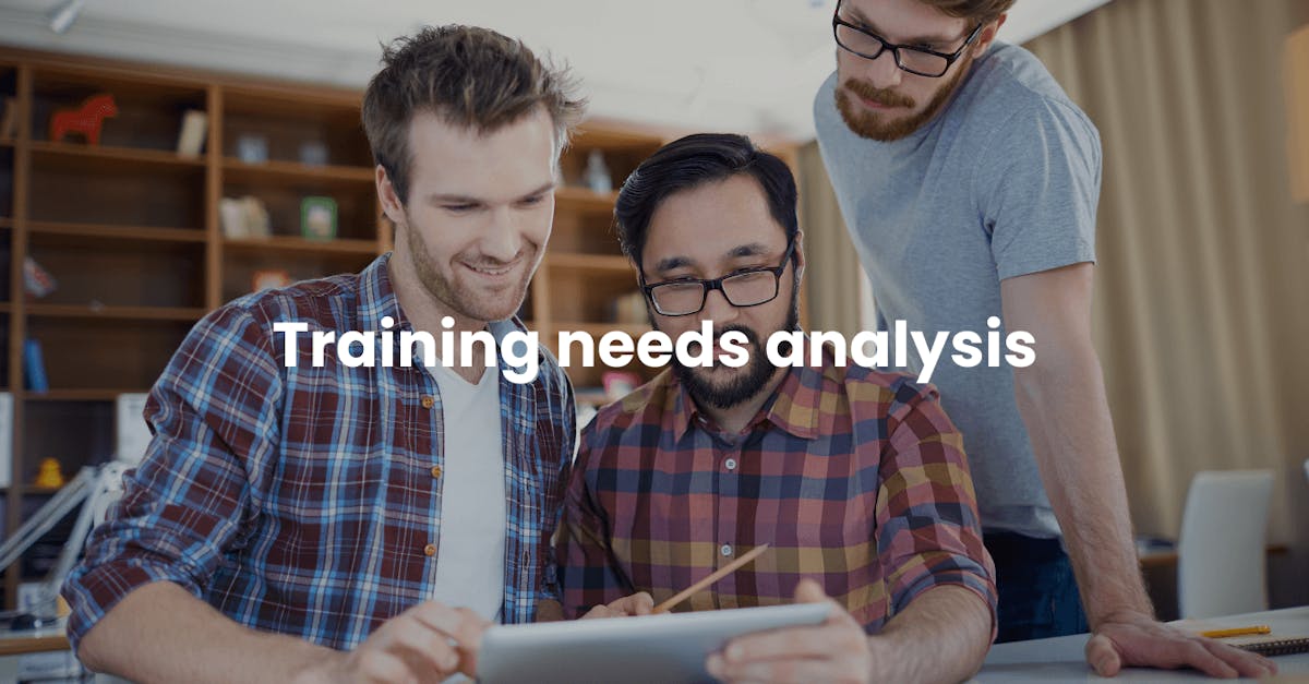 Training needs analysis - EdApp