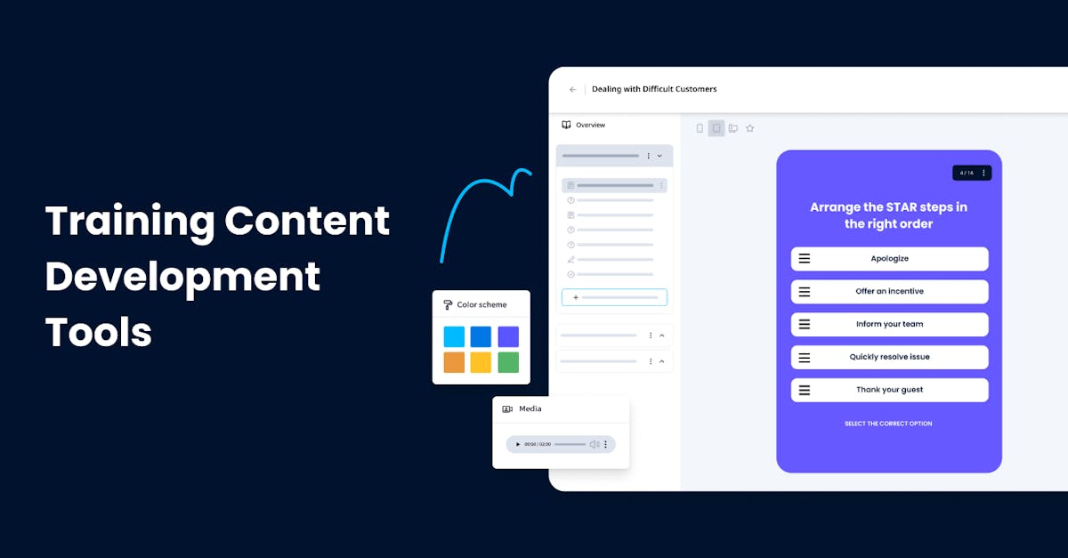 Training Content Development Tools