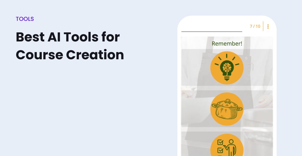 Best AI tools for course creation