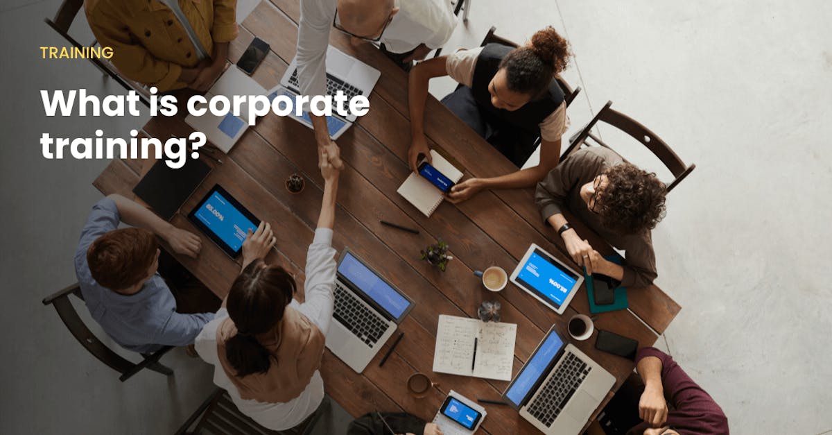 What is corporate training?
