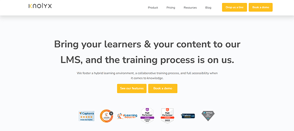 Association training management platform - Knolyx