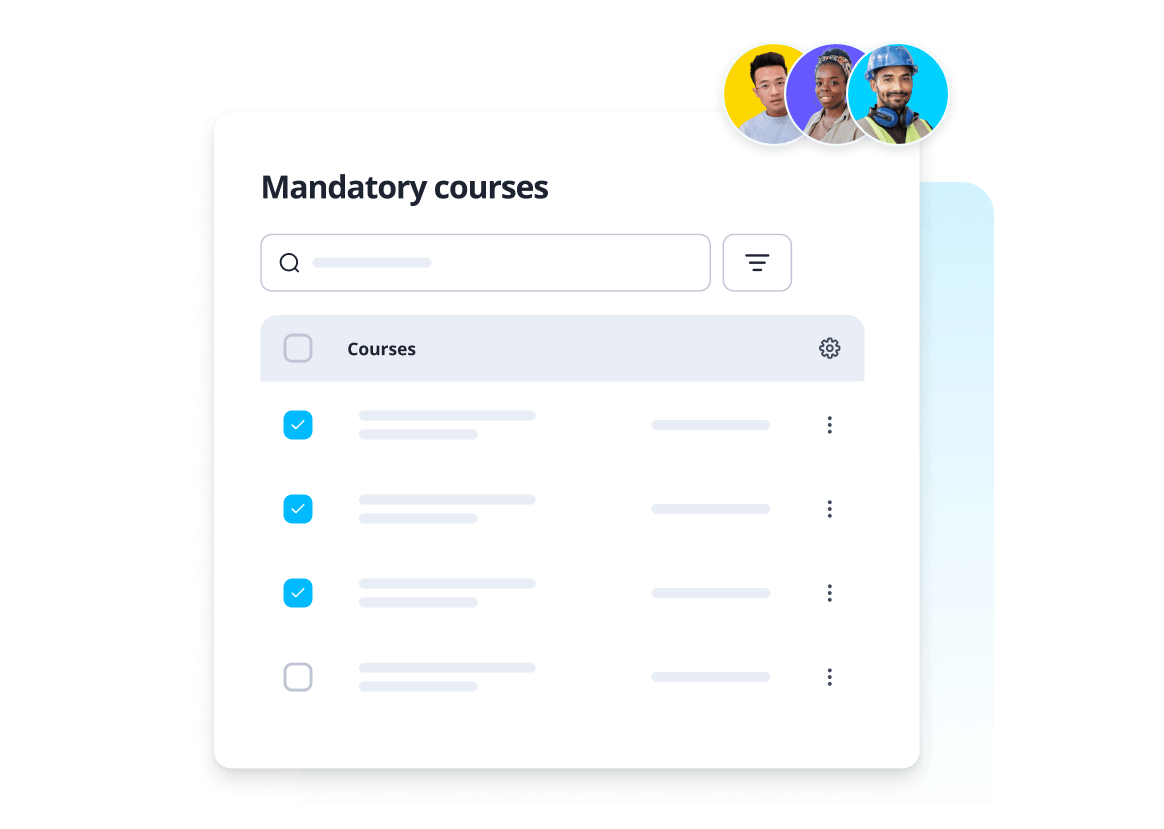 Assign mandatory courses to your learners