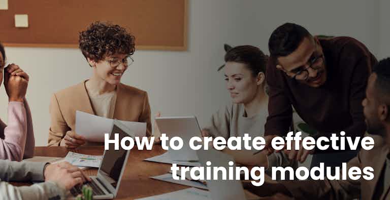 How to create effective training modules for corporate training