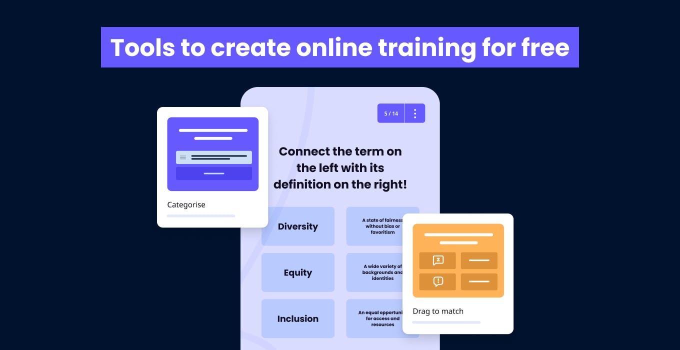 Tools to Create Online Training for Free