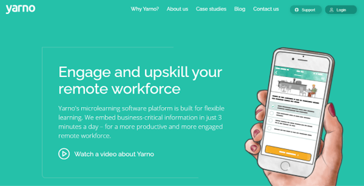 Best elearning tool - Yarno