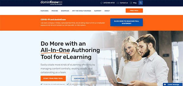 Authoring tool for mobile elearning - dominKnow