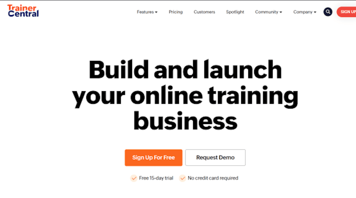 Training software for small business - TrainerCentral
