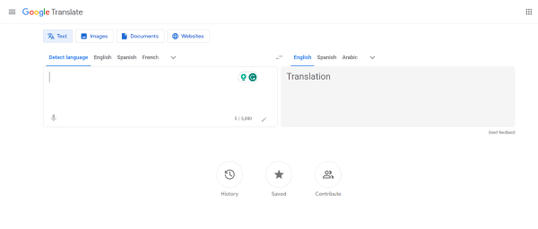 Free AI translation tools - Google Translate