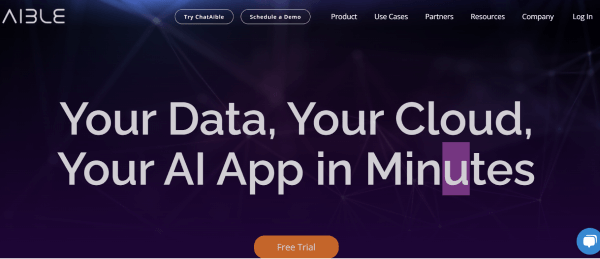 AI tool for business - Aible for business forecasting