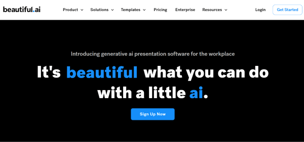 AI content generation tool for presentation making - Beautiful.ai