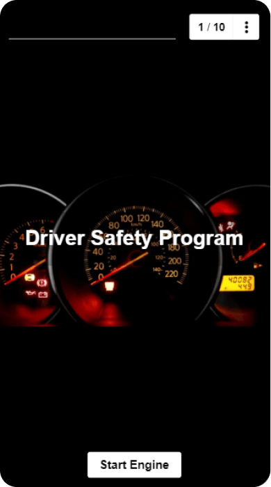 Safety Talk Idea - EdApp Driver Safety course